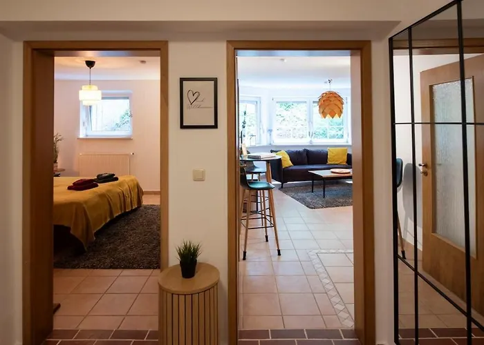 公寓 Schnuckenstube Souterrain Im Gruenen