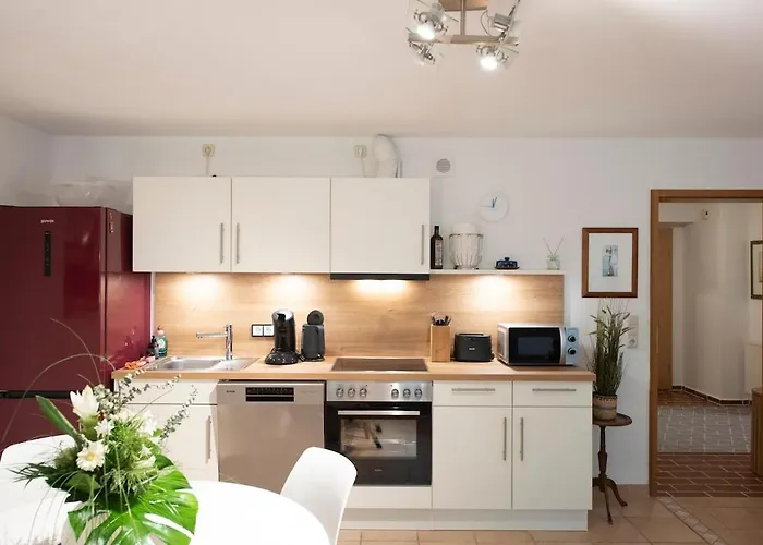 公寓 Schnuckenstube Souterrain Im Gruenen