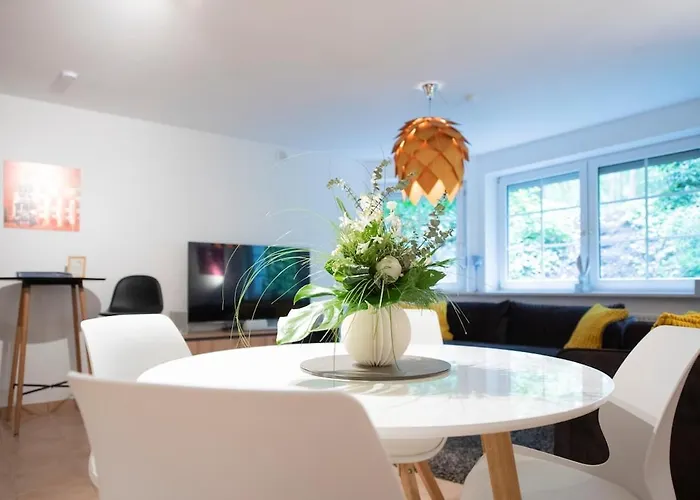 公寓 Schnuckenstube Souterrain Im Gruenen 施内沃丁根